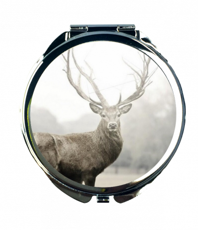 กระจกพิมพ์สี Deer Mirror